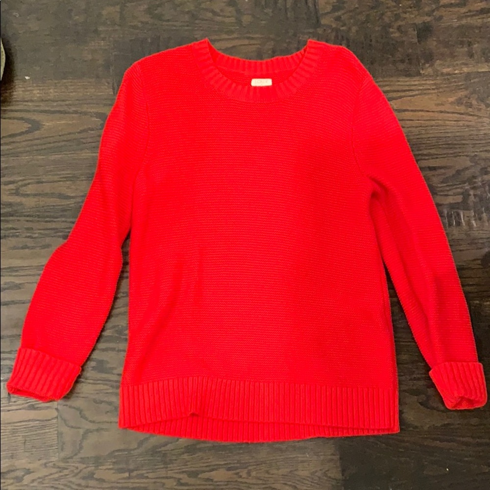 J.Crew Red Sweater